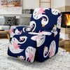 Queen Swan Pattern Print Recliner Cover-grizzshop