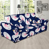 Queen Swan Pattern Print Sofa Covers-grizzshop