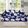 Queen Swan Pattern Print Sofa Covers-grizzshop