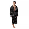 Quote Motorcycle Print Pattern Men's Robe-grizzshop