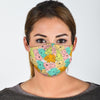 Rabbit Bunny Pattern Print Face Mask-grizzshop