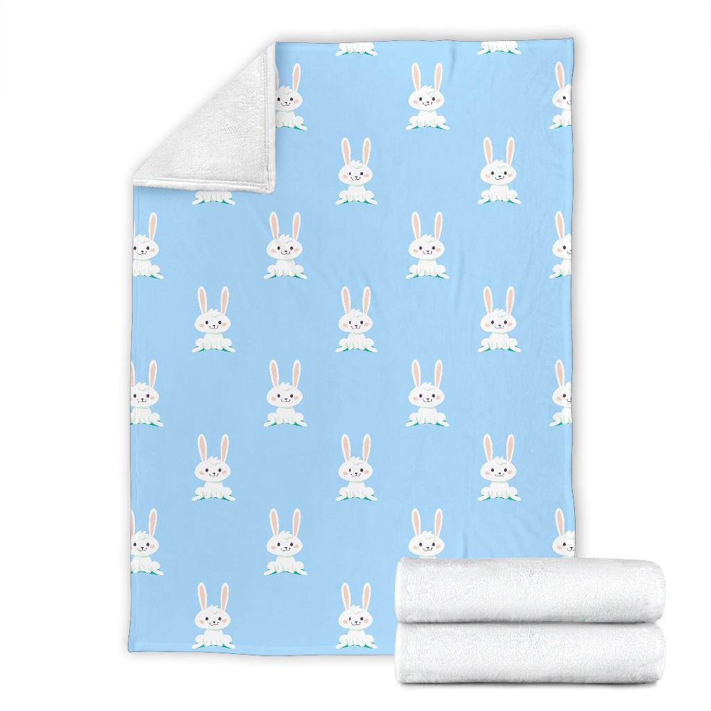 Rabbit Bunny Print Pattern Blanket-grizzshop