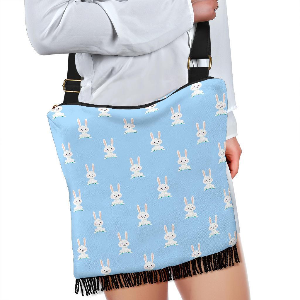 Rabbit Bunny Print Pattern Crossbody Bags-grizzshop