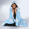 Rabbit Bunny Print Pattern Hooded Blanket-grizzshop