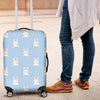 Rabbit Bunny Print Pattern Luggage Cover Protector-grizzshop