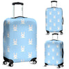 Rabbit Bunny Print Pattern Luggage Cover Protector-grizzshop