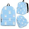 Rabbit Bunny Print Pattern Premium Backpack-grizzshop
