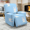 Rabbit Bunny Print Pattern Recliner Cover-grizzshop