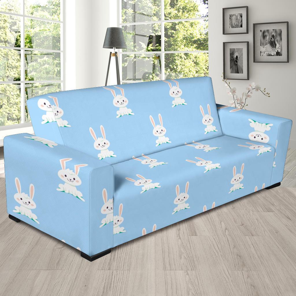 Rabbit Bunny Print Pattern Sofa Covers-grizzshop