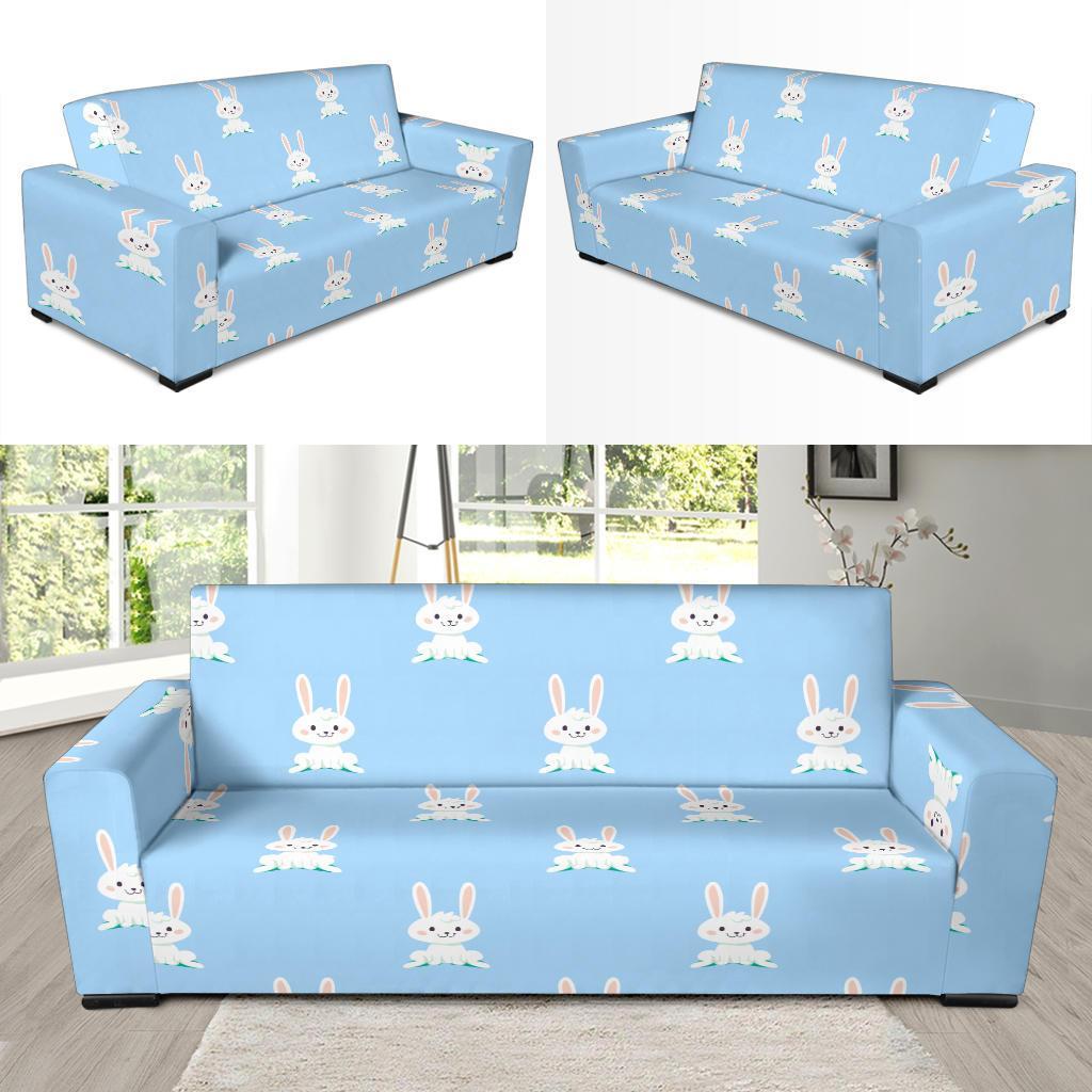 Rabbit Bunny Print Pattern Sofa Covers-grizzshop