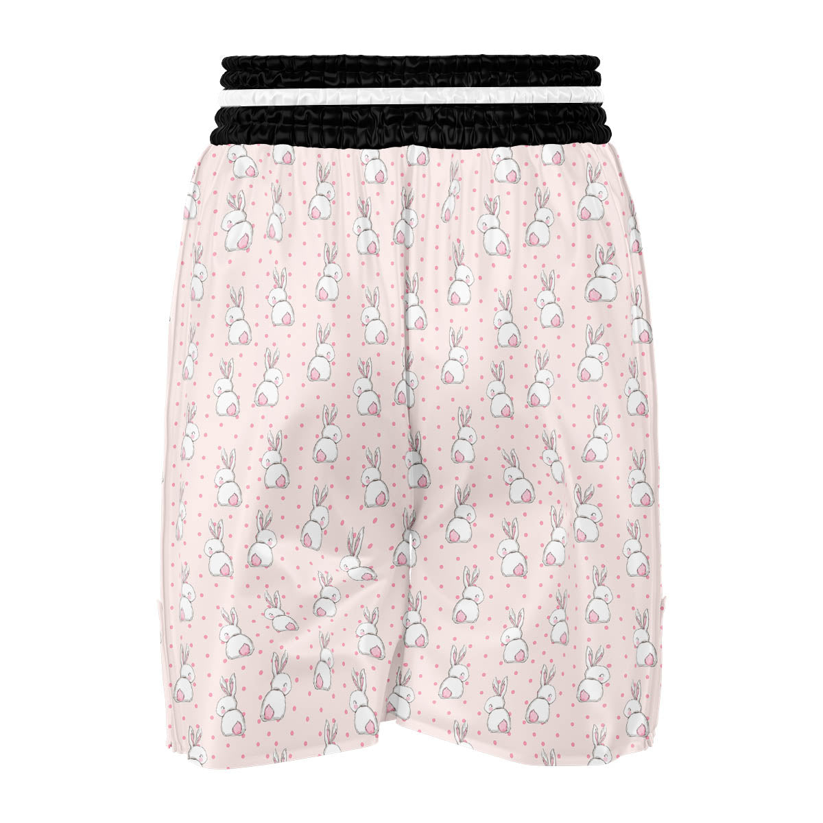 Rabbit Cartoon Print Pattern Boxing Shorts-grizzshop