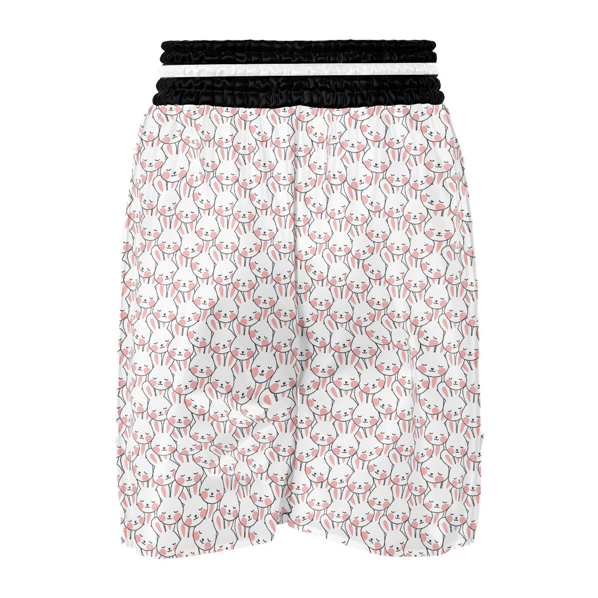Rabbit Cute Print Pattern Boxing Shorts-grizzshop