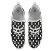 Rabbit Polka Dot Print Pattern White Athletic Shoes-grizzshop