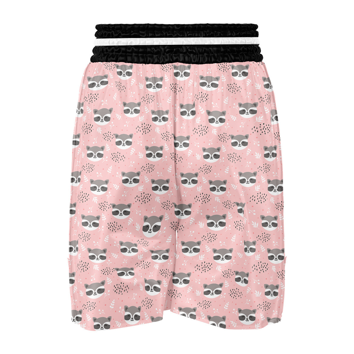 Raccoon Cute Print Pattern Boxing Shorts-grizzshop