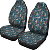 Raccoon Floral Pattern Print Universal Fit Car Seat Cove-grizzshop