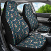 Raccoon Floral Pattern Print Universal Fit Car Seat Cove-grizzshop