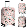 Raccoon Pattern Print Luggage Cover Protector-grizzshop