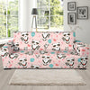 Raccoon Pattern Print Sofa Covers-grizzshop