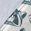 Raccoon Print Pattern Blanket-grizzshop