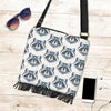 Raccoon Print Pattern Crossbody Bags-grizzshop