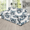 Raccoon Print Pattern Sofa Covers-grizzshop