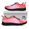 Radial Rays Pink Print Black Sneaker-grizzshop