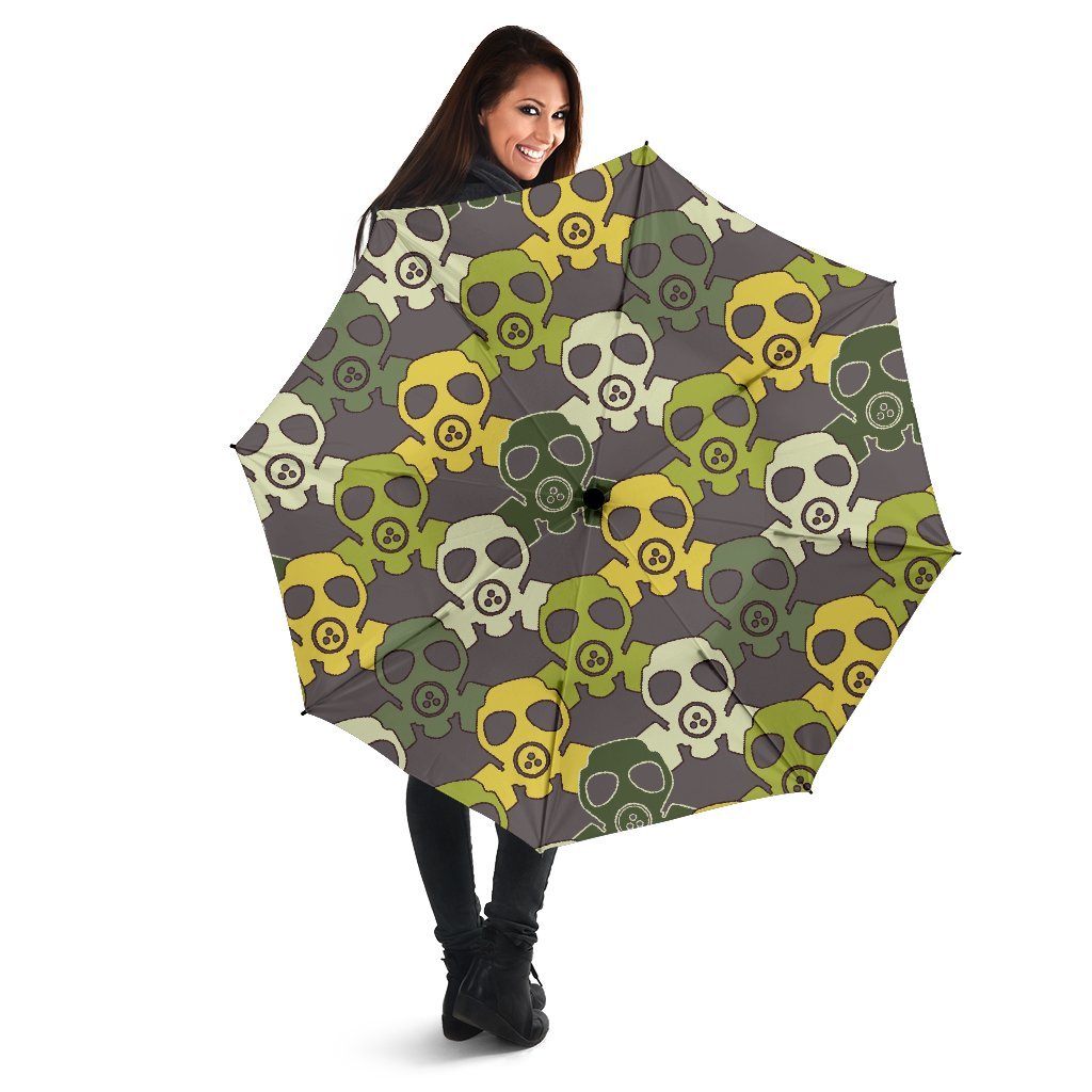Radiation Mask Pattern Print Automatic Foldable Umbrella-grizzshop