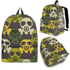 Radiation Mask Pattern Print Backpack-grizzshop