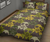 Radiation Mask Pattern Print Bed Set Quilt-grizzshop