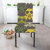 Radiation Mask Pattern Print Chair Cover-grizzshop