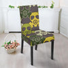 Radiation Mask Pattern Print Chair Cover-grizzshop