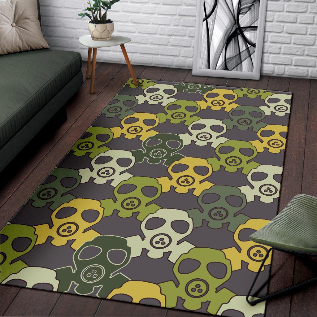 Radiation Mask Pattern Print Floor Mat-grizzshop