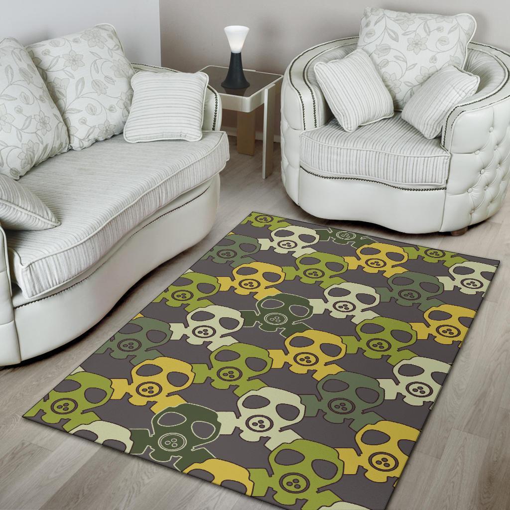 Radiation Mask Pattern Print Floor Mat-grizzshop