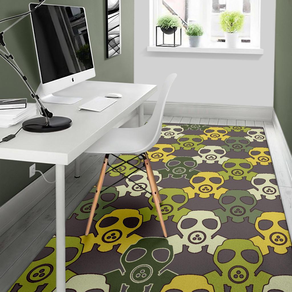 Radiation Mask Pattern Print Floor Mat-grizzshop