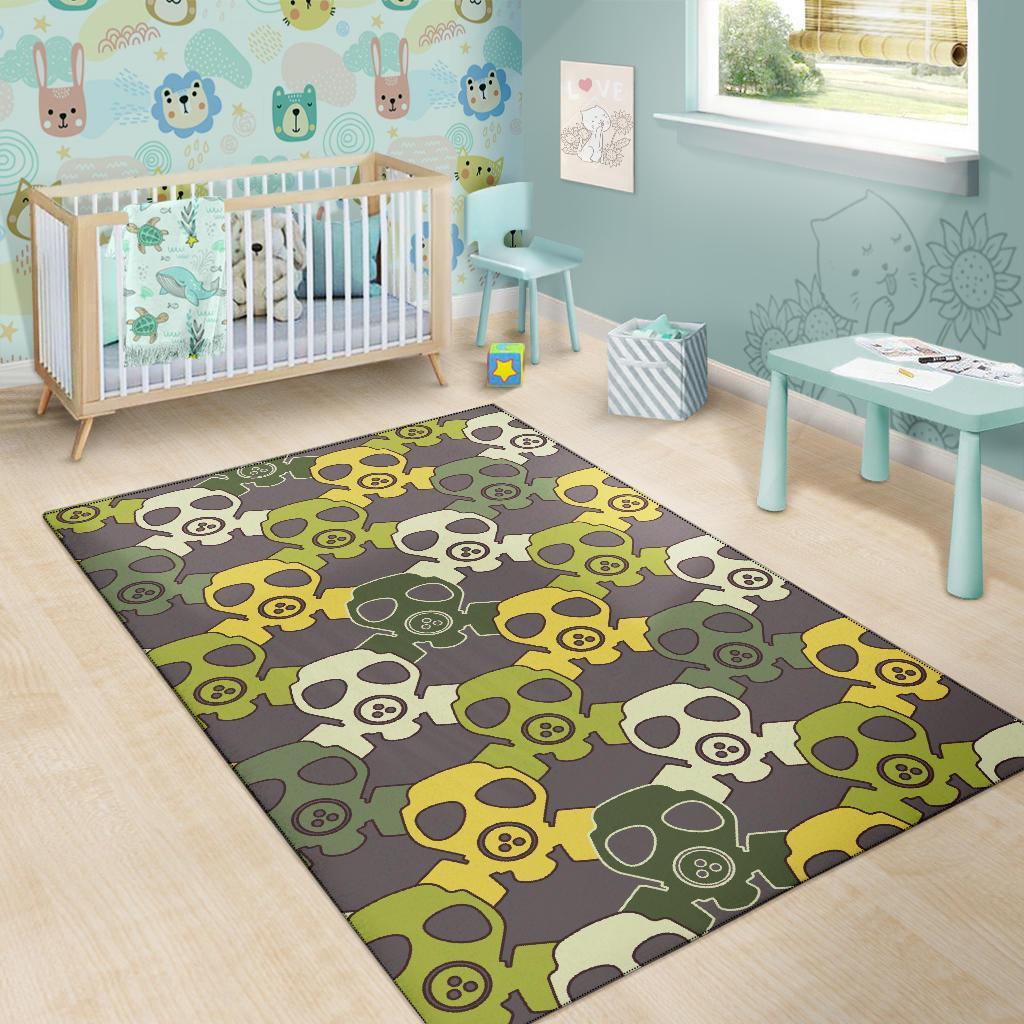 Radiation Mask Pattern Print Floor Mat-grizzshop