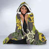 Radiation Mask Pattern Print Hooded Blanket-grizzshop