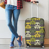 Radiation Mask Pattern Print Luggage Cover Protector-grizzshop