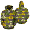 Radiation Mask Pattern Print Men Women Pullover Hoodie-grizzshop