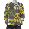 Radiation Mask Pattern Print Women's Sweatshirt-grizzshop