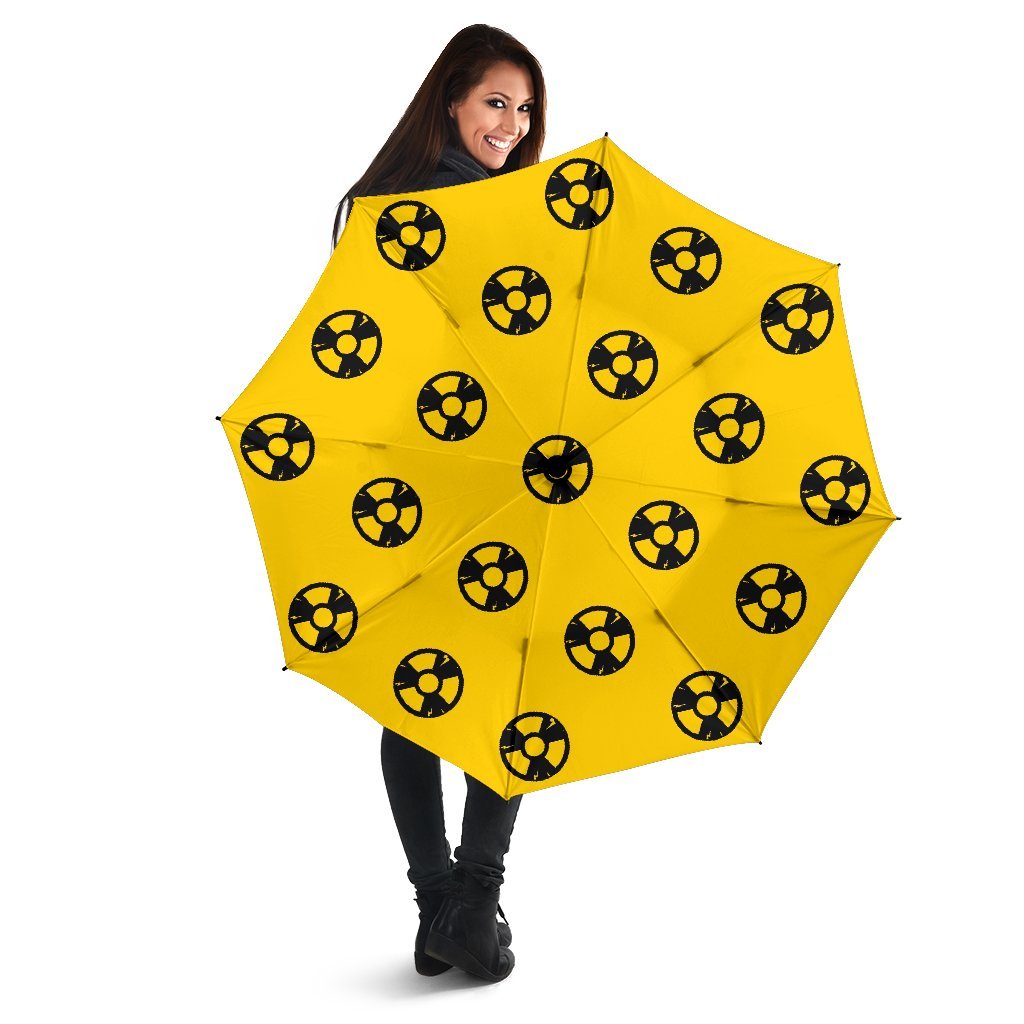 Radiation Pattern Print Automatic Foldable Umbrella-grizzshop