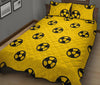 Radiation Pattern Print Bed Set Quilt-grizzshop