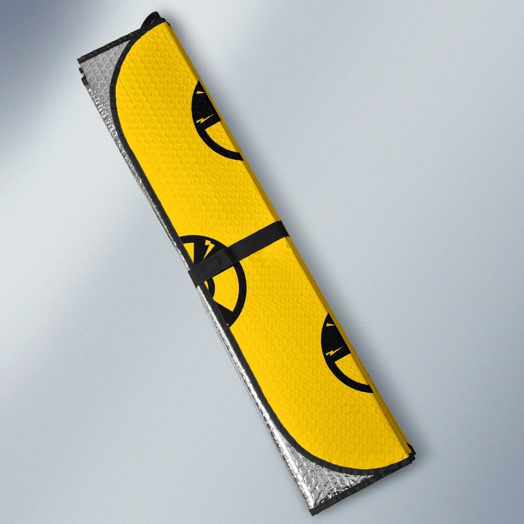 Radiation Pattern Print Car Sun Shade-grizzshop