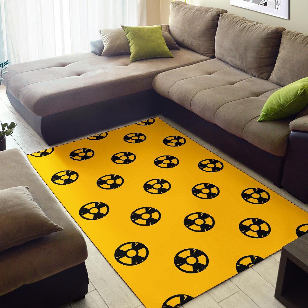 Radiation Pattern Print Floor Mat-grizzshop