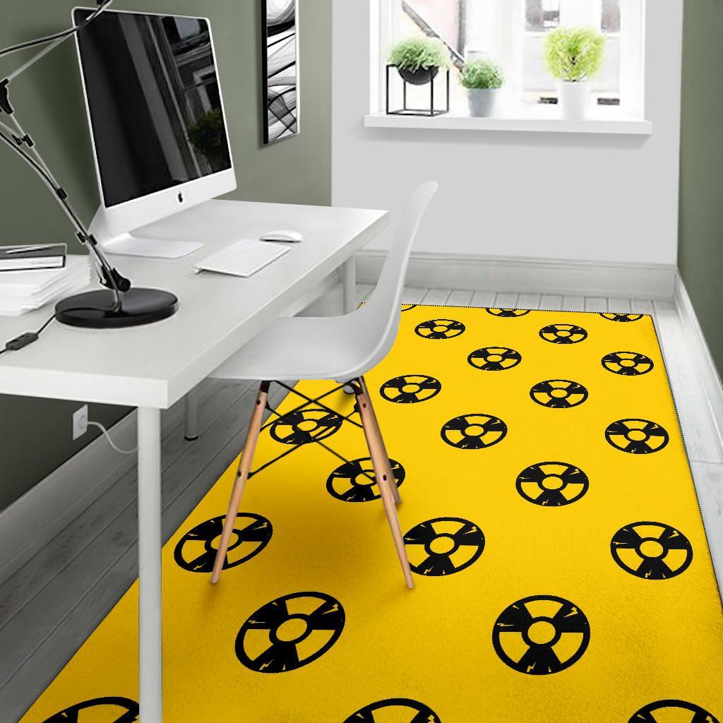 Radiation Pattern Print Floor Mat-grizzshop