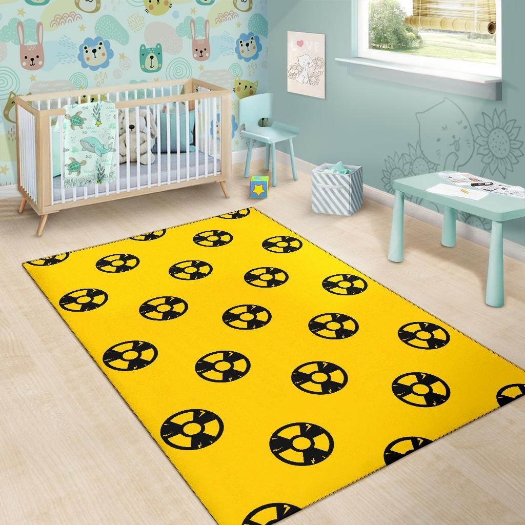 Radiation Pattern Print Floor Mat-grizzshop