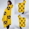 Radiation Pattern Print Hooded Blanket-grizzshop