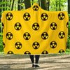 Radiation Pattern Print Hooded Blanket-grizzshop