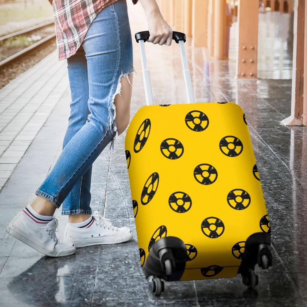 Radiation Pattern Print Luggage Cover Protector-grizzshop