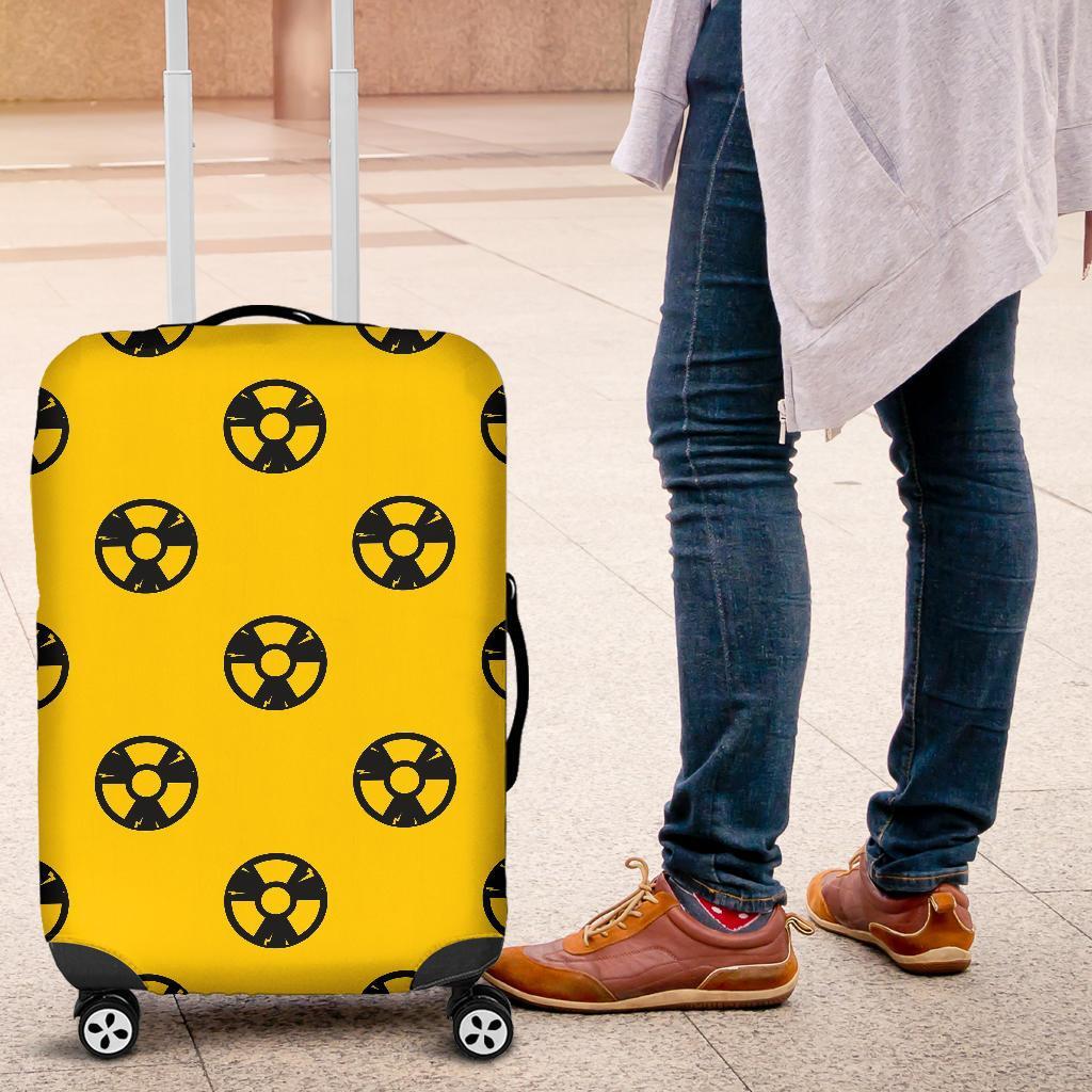 Radiation Pattern Print Luggage Cover Protector-grizzshop