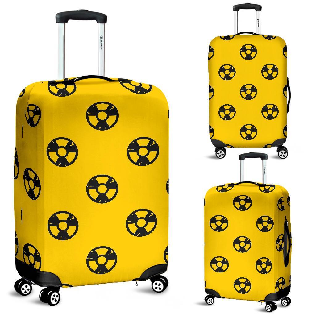 Radiation Pattern Print Luggage Cover Protector-grizzshop